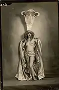 Woman with headdress,circa 1928
