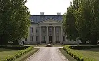 Front view of the palace