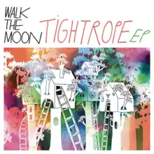 A white cover that contains an image of multiple tree houses with Walk the Moon's name and the title of the EP at the top.