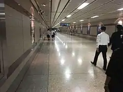 Underground corridor to the MRT Station