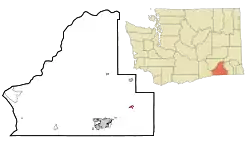 Location of Dixie, Washington