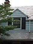 Wall dormer on a 1950 Colonial Revival house in Bethesda, Maryland, USA