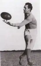 Melbourne Hall of Fame member, Team of the Century member, and 1947 premiership player Wally Lock