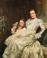 Portrait of Mrs Chadwyck-Healy and her Daughter, 1901