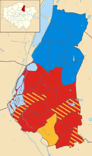 2010 results map