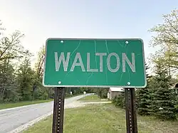 Sign for Walton