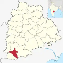 Location in Telangana