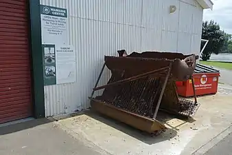 Remains of original water-tube boiler