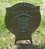 William Wanton governor's medallion