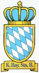 Royal Bavarian State Railways logo