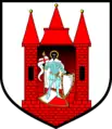 Coat of arms of Sandau (1979).