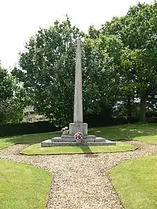 Colour photograph of the East Knoyle War Memorial