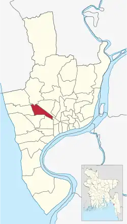 Location of Saraipara