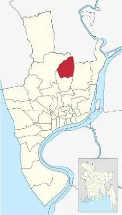Location of Panchlaish