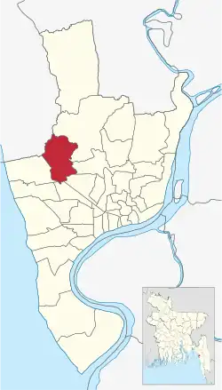 Location of North Pahartali