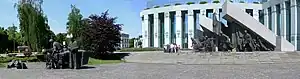 Panoramic view of the monument from the eastern corner.