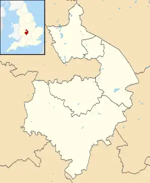 Maps of castles in England by county: L–W is located in Warwickshire