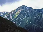 Mount Washiba seen from Sugoroku Mountain Villa