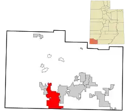 Location within Washington County