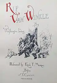 Rip Van Winkle by Washington Irving (1888) Title page