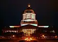 Washington Legislative Building at night