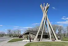 Wasta Rest Stop Tipi-Westbound