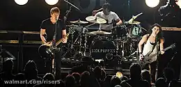 Sick Puppies performing in 2013.