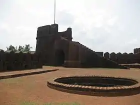 Watch tower cum flag hoisting tower of Mirjan Fort