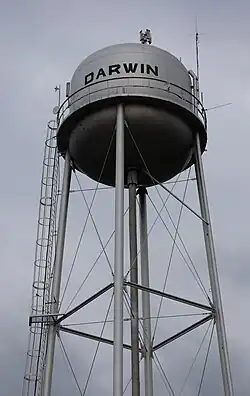 Darwin water tower