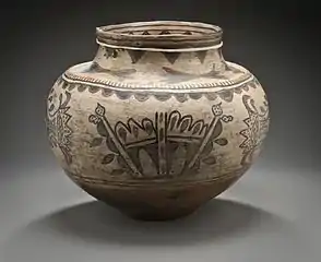 Tesuque Pueblo water jar, c. 1880–1890