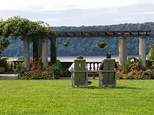 View of Wave Hill's Pergola