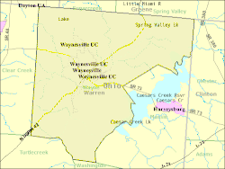 Detailed map of Wayne Township