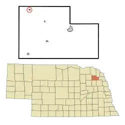 Location of Sholes, Nebraska