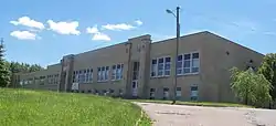 The former Wayne Elementary School is just west of Bloomingdale