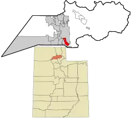 Location in Weber County and the State of Utah