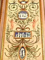 Wedgwood Room with jasperware plaques, in Palais Erzherzog Albrecht in Vienna
