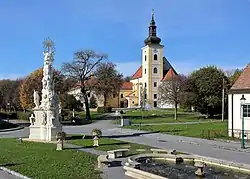 Historic center of Weikendorf