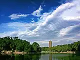 Weiming Lake occupies the central part of the campus of Peking University