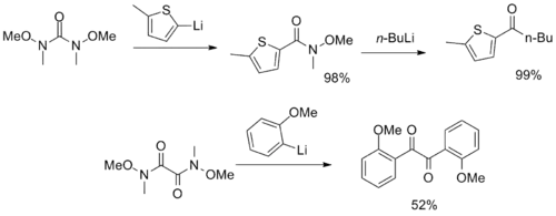 Synthons based on Weinreb–Nahm-amides