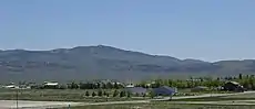 View southeast of Wood Hills from Wells