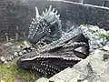 Dragons at Caerphilly Castle