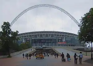 The second Wembley Stadium in London, built in 2007 (2007)