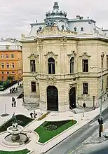 The Wenckheim Palace (József Pucher, 1890), Szabó Ervin tér 1. Built for Count Frigyes Wenckheim. Since 1931 Budapest's municipal library.