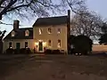 The Wentworth-Grinnan House overlooking the Pagan River and wetlands.