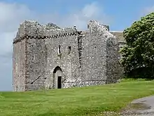 The west face of Weobley Castle