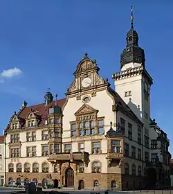 The town hall in Werdau, built in 1911