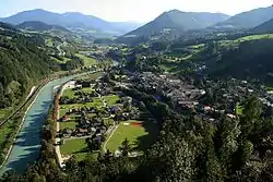 View from Hohenwerfen Castle