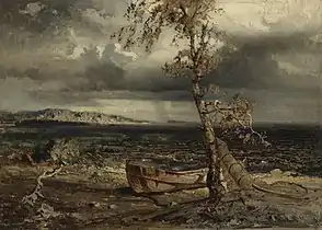 Storm on Lake Näsijärvi, 1860
