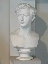 Bust by Walter Runeberg, 1862