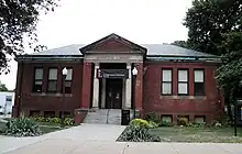 West End Branch of the Carnegie Library of Pittsburgh, built circa 1890, located at 47 Wabash Street.